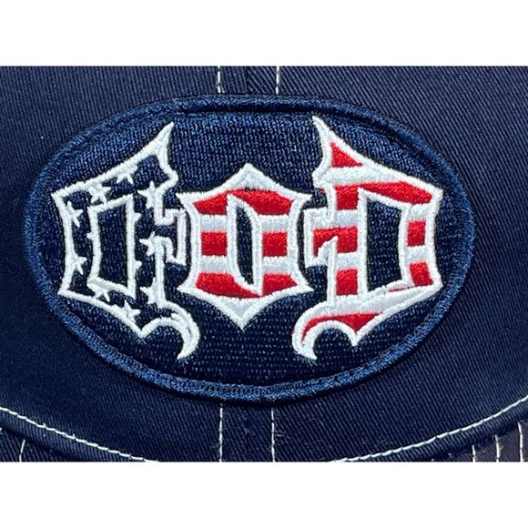 Drury Outdoors DOD Snapback Adjustable Trucker's Hat Red/White/Blue - Picture 3 of 10